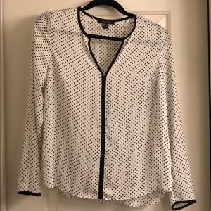 Women blouse - black and white